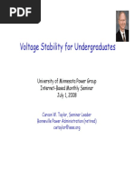 Voltage Stability PPT by C.W.taylor