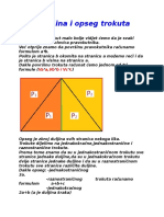 Povrsina I Obim Trokuta