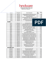 Hindware Bathroom Fittings Pricelist