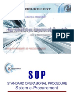 SOP E-Procurement - Way Good Governance Public Accountability