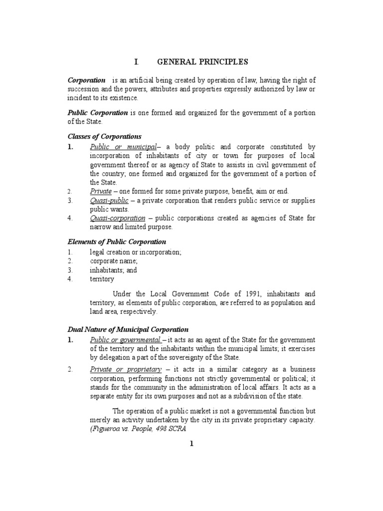 Local Government Code Reviewer PDF Legal Concepts Justice