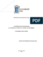 Análise da intervenção em parceria na violência conjugal contra as mulheres