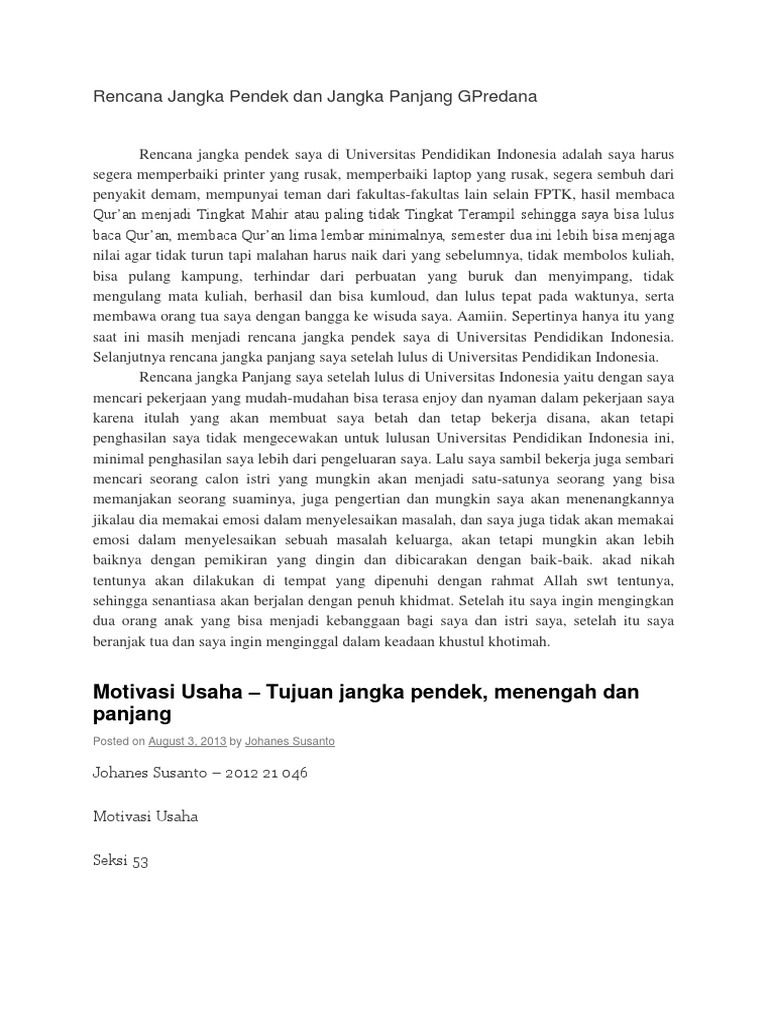 Menyusun Rencana Belajar Jangka Panjang Anak: Menanam Benih Kesuksesan Sejak Dini