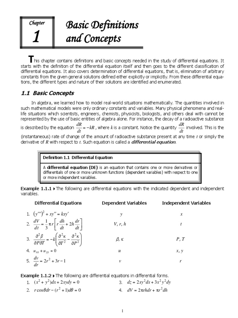 Introduction to Differential Equations | PDF | Ordinary Differential ...