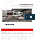 Aeroescuela Enero 2017 Aeronaves