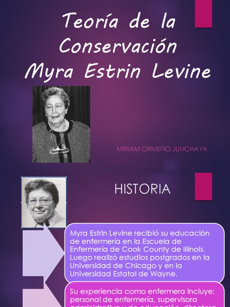 Teoria de La Conservacion Myra Levine | PDF | Enfermería | Holismo