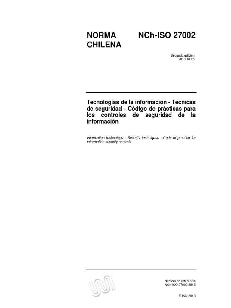 Iso 27002 summary