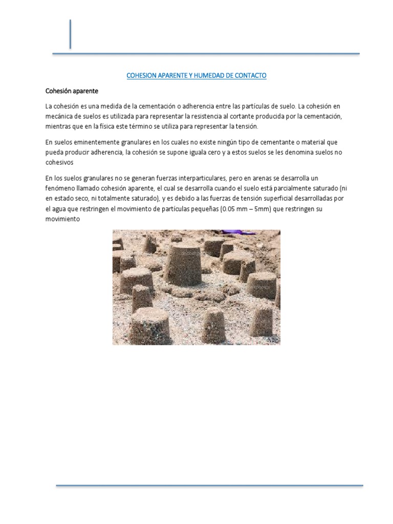 Cohesion Del Suelo