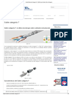 Cable Ethernet Categoría 7 LSZH (Low Smoke Zero Halogen)