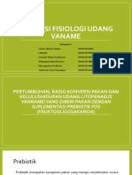 Deposisi Fisiologi Udang Vaname