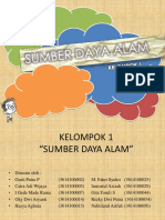 Sumber Daya Alam KELOMPOK 1