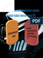 Prosedur Memelihara/servis System Bahan Bakar Bensin Jenis EFI