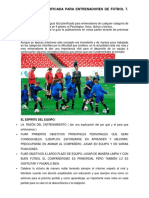 Guía Fácil Planificada para Entrenadores de Fútbol 7