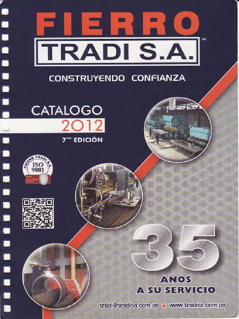 TRADISA Catalogo PDF | PDF | Acero | Rieles
