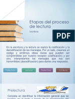 Etapas Del Proceso de Lectura