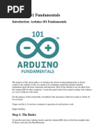 Arduino 101 Fundamentals