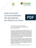 Agro Ecologie INRA CIRAD Note Longue