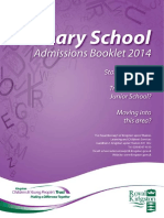 Primary School Admissions Booklet 2014 15