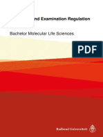 Education and Examination Regulation 2017-2018 Bachelor Molecular Life Sciences