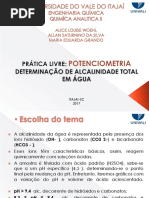 alcalinidade - UNIVALI PPT