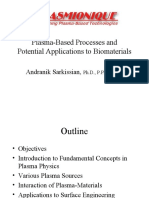Plasma-Based Processes and Potential Applications To Biomaterials