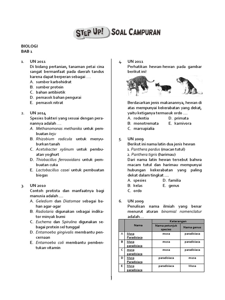 Biologi Soal Camp
