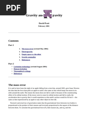 Gravity and Anti-gravity