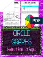 Circle Graphs: Notes & Practice Pages