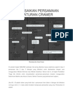 MENYELESAIKAN PERSAMAAN DENGAN ATURAN CRAMER.docx