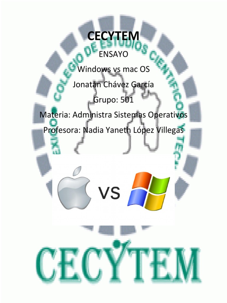Comparativa: Windows vs Mac OS | PDF | Interfaces gráficas de usuario ...