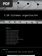 2.10 Sistemas de Organizacion
