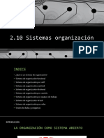 2.10 Sistemas de Organizacion
