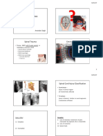 Spinal Trauma - DR Arwinder S - EMB 2017