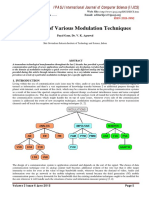Application of Various Modulation Techniques: IPASJ International Journal of Computer Science (IIJCS)