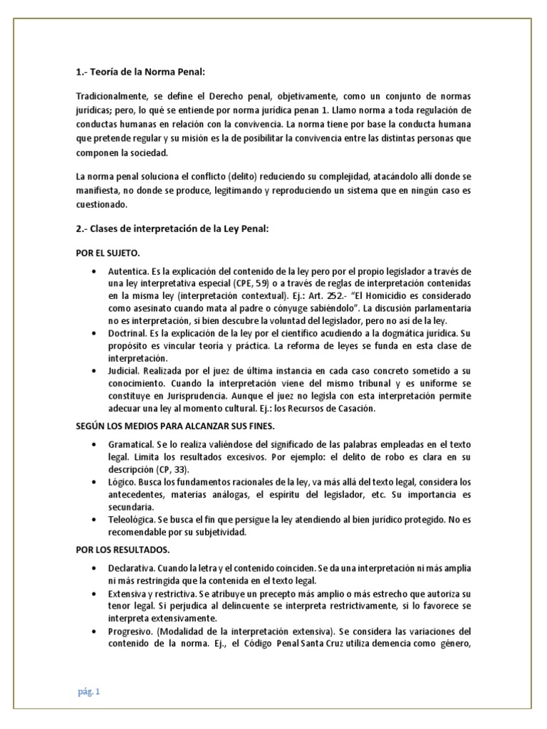 Teoria de la norma penal_teorias