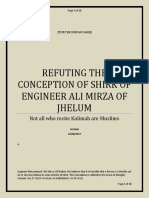 Refuting The Conception of Shirk of Engineer
