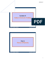 Lecture 4 Failure Criteria for Yielding