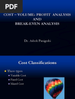 CVP & BEP Analysis - 1