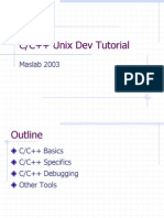 C/C++ Unix Dev Tutorial: Maslab 2003