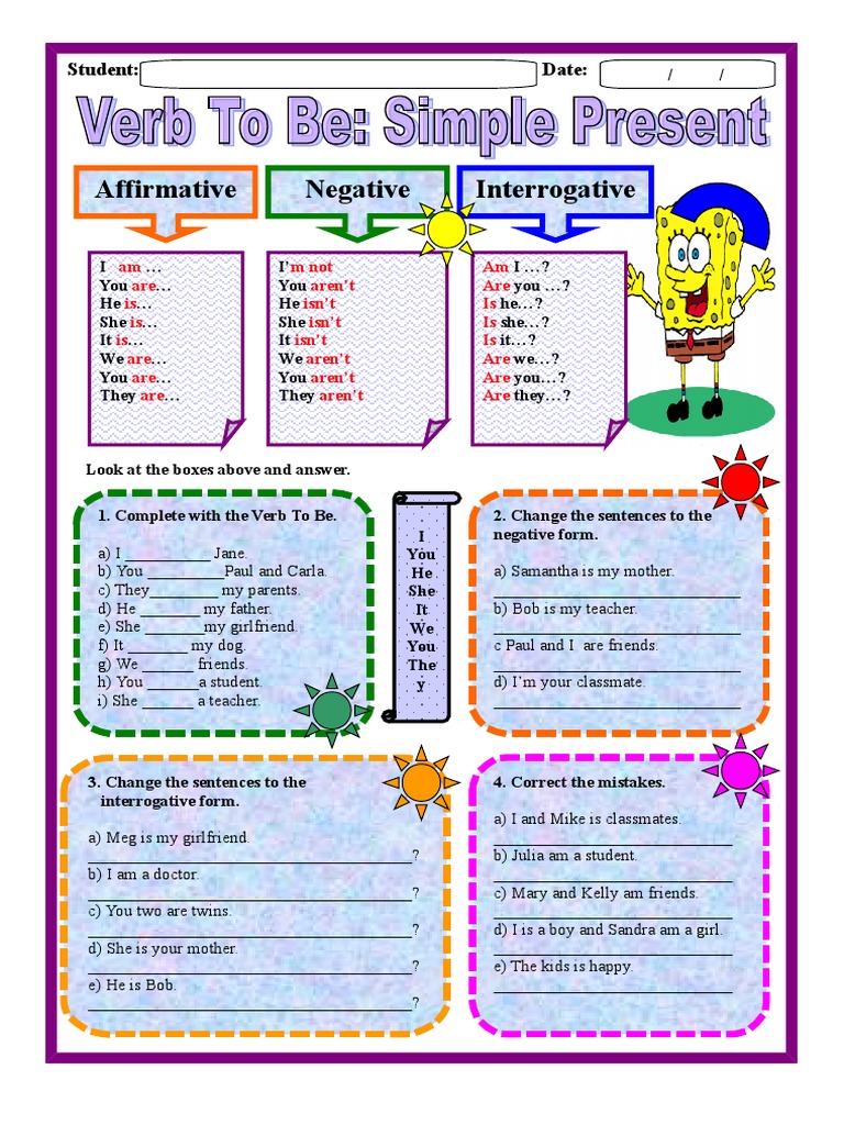 Verb Tobe.. | PDF