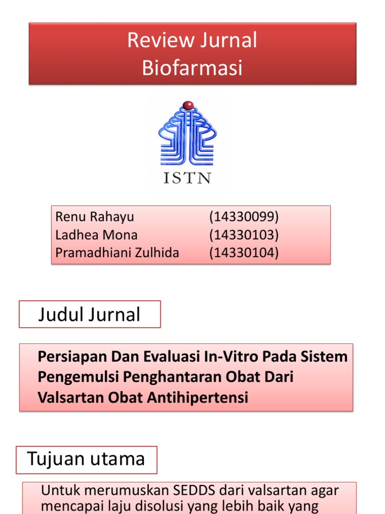 Review Jurnal Valsartan