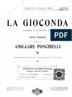 La Gioconda - A. Ponchielli - Canto e Pianoforte