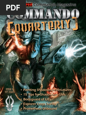 Commando Quarterly Iss1 1005 Pdf Pdf Battle Tech Gaming