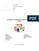 Trabajo 058 La Familia - Lacomunidad y El Niño