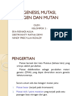 Mutagenesis, Mutasi, Mutagen Dan Mutan KLPK 2