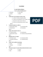 Tannins Identification