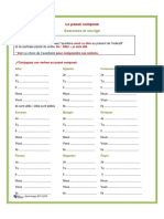 Le passé composé conjugaison Exercices et corrigé web.pdf