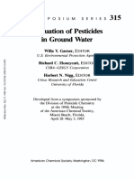 (ACS Symposium Volume 315) Willa Y. Garner, Richard C. Honeycutt, and Herbert N. Nigg (Eds.) - Evaluation of Pesticides in Ground Water-American Chemical Society (1986)