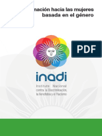 INADI Discriminacion Hacia Las Mujeres Basadas en Genero 