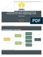 Content Analysis of The Spiritual and Social Competences in "When English Rings A Bell"